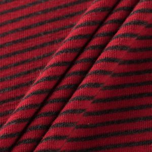 Solarwool yüksek kalite özel toptan baskı çizgili çift taraflı örme merinos yün kumaş - Product Image 1