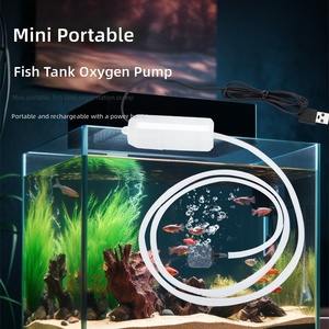 增氧泵 ABS材质 5V USB 家用鱼缸增氧器 户外钓鱼便携式迷你水族箱用品 - Product Image 1