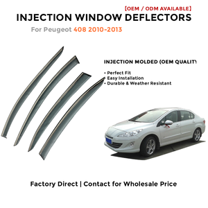 Déflecteurs de fenêtre latérale pare-pluie pour Toyota Cruiser 2019-2020 accessoires auto - Product Image 2