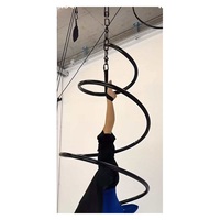 Appareil de danse aérienne en spirale personnalisé pour spectacles en direct, numéros de cirque et présentations visuelles