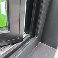 Ventanas Francesas Fijas Arqueadas de Aleación de Aluminio Personalizadas con Triple Vidrio Aislante a Prueba de Viento para Uso Residencial