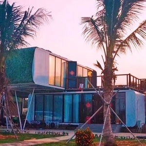 Thiết kế hiện đại 1 phòng ngủ 1 PHÒNG TẮM nhỏ không gian nhà sleepout Modular cách âm riêng Pod phòng họp văn phòng Cấu trúc thép - Product Image 4