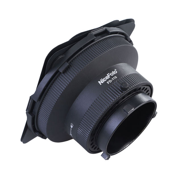 Nicefoto FD-110 Focus Adjuster Fresnel Lens for Bowens Mount LED Video Light CN GUA Full Metal Casing