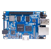 Ordinateur monocarte Banana Pi BPI M64 avec puce Allwinner A64, 2 Go de RAM DDR3, 8 Go de EMMC, compatible avec les systèmes Android et Linux