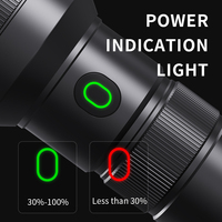 UniqueFire 500Lumens laser blanc 1200m longue portée lampe de recherche pour la chasse USB charge LEP lampe de poche avec batterie externe