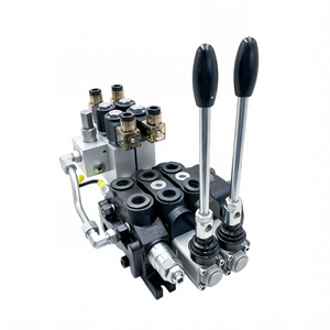 Vanne de commande directionnelle sectionnelle électro-hydraulique à double effet DCV60 60L/min 2 bobines, Fabricant direct et OEM/ODM - Product Image 1