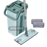 Vente en gros usine Balai serpillère plat auto-essoreur pour le nettoyage des sols et des salles de bain