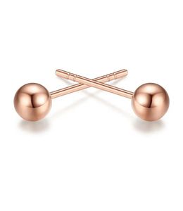 Xinfly Fine Jewelry - Aretes de Oro Sólido de 18 Quilates con Bola Redonda Minimalista para Mujer - Product Image 1