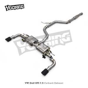 Tuning Catback tuyaux d'échappement pour VW <span class=keywords><strong>GOLF</strong></span> <span class=keywords><strong>7</strong></span> <span class=keywords><strong>7</strong></span>.5 MK7 MK7.5 <span class=keywords><strong>GTI</strong></span> 2.0T 2014-2020 tuyau d'échappement en acier inoxydable silencieux système d'échappement - Product Image 6