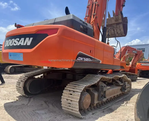 Excavadora de orugas Doosan DX520 de 52 toneladas de alta calidad, excavadora usada coreana original de 50t en Shanghai - Product Image 3