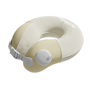 Lan Hua U-<b>Shaped</b> Inflatable Travel <b>Pillow</b> Air Filled Neck Support For Adults Children Elderly Portable Outdoor Use - Product Image 1