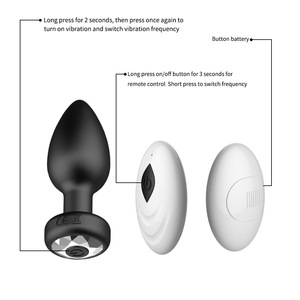 Plug Anale Vibrante Controllato da <span class=keywords><strong>App</strong></span>, in Silicone, Impermeabile, Massaggiatore Prostatico, Giocattolo Sessuale per Adulti - Product Image 2