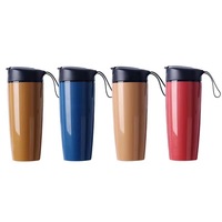 Tasse isotherme de voyage en voiture, tasse avec poignée, double couche en céramique, thermos intérieur, tasse à café, tasse à thé, bouteille