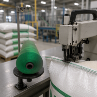 Fil à coudre 100 % polyester à âme filée haute ténacité, coloré, pour sacs et machines à coudre