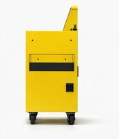 Carrito de Herramientas Inteligente con 7 Cajones, Gabinete de Herramientas Industrial con Cerradura Electrónica, Código PIN RFID, Sistema de Control de Acceso Biométrico
