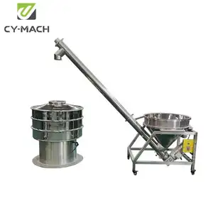 CY-MACH Stainless Steel Powder Screw Conveyor For Food Industry
