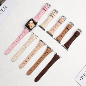 Nouveau bracelet de montre en cuir pour Apple Watch S 10 11 46mm Ultra 49mm SE 44mm, bracelet de montre au design personnalisé - Product Image 1