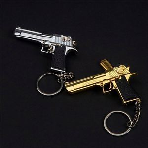 Llavero de PVC con Impresión UV a Escala 1:4 de Aleación de Zinc, Modelo de Pistola de Metal, Juguete de Regalo - Product Image 6