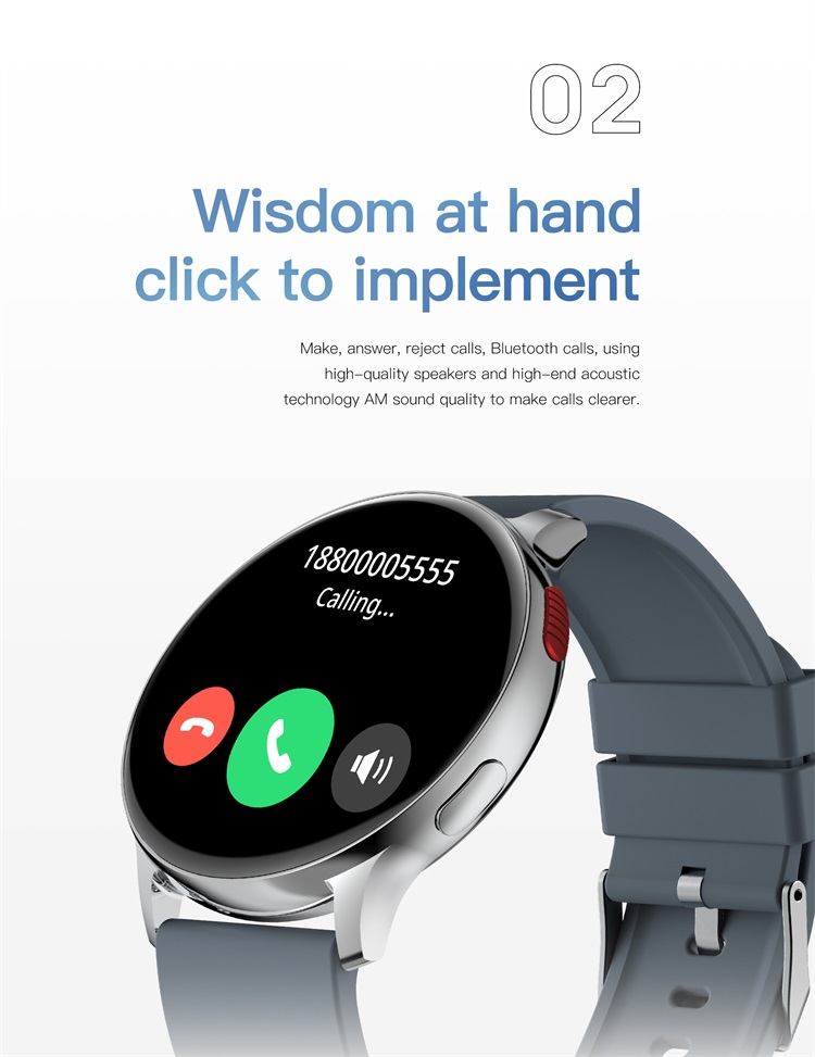 ZL40 1.43 inch round AMOLED screen CPU SicheSF551-QFN 220 MAH 100+ sports modes BT call phone smart watch Dafit smartwatch