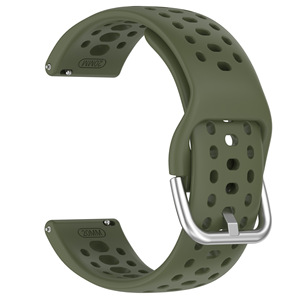 Correa de silicona para Huami <span class=keywords><strong>Amazfit</strong></span> Active <span class=keywords><strong>2</strong></span> / Active 2S - Correa transpirable con orificios - Product Image 1