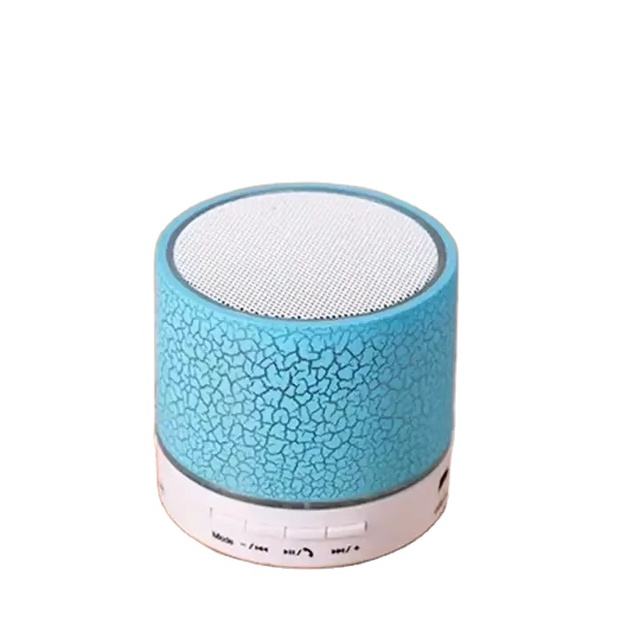 Portable Mini Wireless Speaker RGB LED Cannon Metal Design Outdoor Card Insertion Subwoofer Audio Microphone Battery Gift