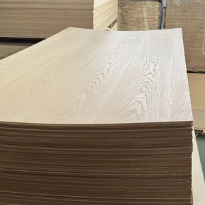 Modern Design <strong>MDF</strong> Nature Wood Veneer <strong>Faced</strong> Birch <strong>Oak</strong> Ash Laminated 1220X2440mm <strong>Sheet</strong> E1 Formaldehyde Emission Standards - Product Image 4