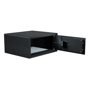 Coffre-fort de <span class=keywords><strong>chambre</strong></span> <span class=keywords><strong>d</strong></span>'hôtel 5 étoiles de luxe avec clavier éclairé finition noire et grand écran LED, adapté aux ordinateurs portables de 15 pouces - Product Image 6