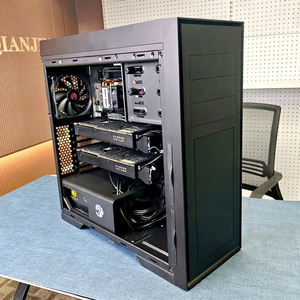 เคสเปล่า 70B 32B รองรับ 2/4 ชิปประมวลผลกราฟิก MI50 ซีพียู EPYC เซิร์ฟเวอร์ AI PC LLaMA Vllm มีสินค้าในสต็อก - Product Image 1