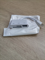 Adaptateur OTG multifonctionnel 3 en 1 avec connecteur USB C, lecteur de carte TF/SD pour téléphone portable Xiaomi Oneplus iPhone OPPO