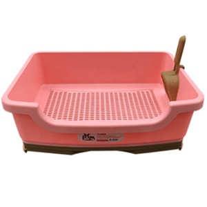 Kaninchen-Katzenklo mit Schublade, <span class=keywords><strong>3</strong></span>-stöckige Katzenstreu-Siebbox, 2 Schalen, klassisches großes Reinigungs-Katzenklo mit Schubladendesign - Product Image 2