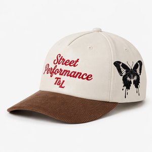 Gorra de 5 Paneles de Piel Sintética con Logotipo Personalizado Bordado en 3D, Gorra de Lujo de PU, Fabricante de Gorras - Product Image 1