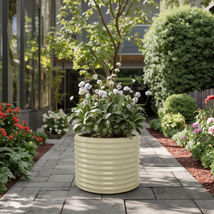 Grand ensemble de <span class=keywords><strong>jardinière</strong></span> en métal galvanisé de <span class=keywords><strong>haute</strong></span> qualité Design classique utilisation intérieure/extérieure maison salon pépinière jardin grande taille de kit - Product Image 2