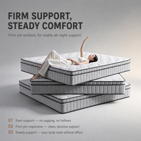 Kasur Matras Premium Latex Modern Grosir dalam Kotak Ukuran Twin Single King Size Gel Pocket Spring Memory Foam
