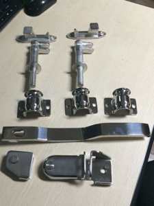 Serrure de <span class=keywords><strong>barre</strong></span> de <span class=keywords><strong>porte</strong></span> de camion de <span class=keywords><strong>remorque</strong></span> en acier inoxydable - Product Image 3