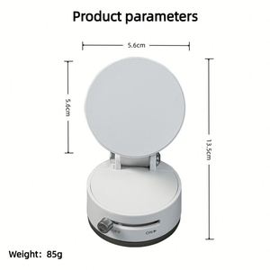 Nouvelle ventouse magnétique à adsorption puissante, multi-usages, pliable et extensible, blanc clair, pour bureau et voiture - Product Image 6