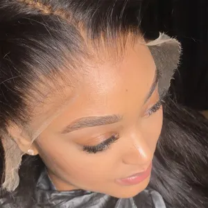 Pre Plucked Swiss Hd Lace Frontal Vendor, Hd Transparent Frontal Lace Closure 13X6 With Bundle,Ear To Ear Lace Frontal 13x4