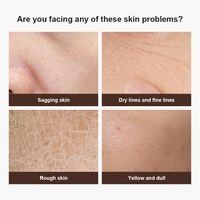 Crème hydratante anti-âge avancée pour le visage avec acide hyaluronique et niacinamide, réduit les rides et raffermit la peau, hydratante et régénérante
