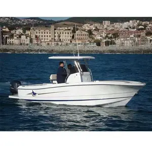23FT Sportman tekne peşinde tekne merkezi konsol balıkçı teknesi fiberglas gövde ve özelleştirme