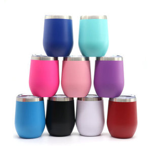 Tumbler 12Oz Stainless Steel Insulated Vacuum Double Wall BPA Free Coffee Mug <b>with</b> 6-12 Hours Thermal Insulation - Product Image 1