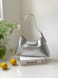Sac à main en cuir pour femmes, motif géométrique, fermeture à glissière et à fermoir, cuir PU imperméable, sac fourre-tout décontracté, couture à plumes pour femmes - Product Image 6
