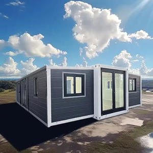 Petite maison modulaire amovible personnalisée de 20 pieds 40 pieds maison en conteneur extensible préfabriquée pliable en expansion avec chambre - Product Image 2