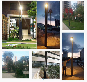 Top Led Morden Outdoor <strong>Lighting</strong> Post Aluminum IP65 Garden Lamp Post Street Parking Lot Light <strong>Pole</strong> Bollard Light - Product Image 6