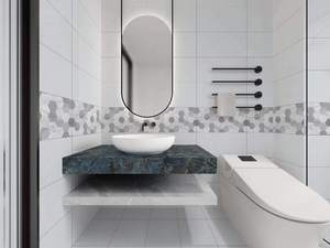 Azulejo de pared de mosaico de cerámica hexágono cocina baño piscina Hotel diseño moderno - Product Image 3