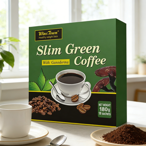 Wins Town Slim Green Coffee, <span class=keywords><strong>café</strong></span> minceur premium, aide au métabolisme des graisses, aide au contrôle des calories et soutient la silhouette idéale - Product Image 1