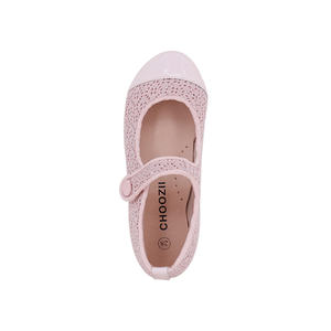 Scarpe da Cerimonia CHOOZII per Bambine, <span class=keywords><strong>Ballerine</strong></span> Mary Jane in Tessuto Fly-Knit Rosa per Principesse e Bambine Piccole - Product Image 4