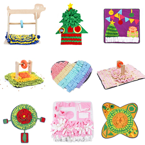 Yaratıcı renkli köpek koklama Mat gıda gizleme oyun pedi özel burun çalışması bulmaca halı Pet Snuffle paspaslar - Product Image 6