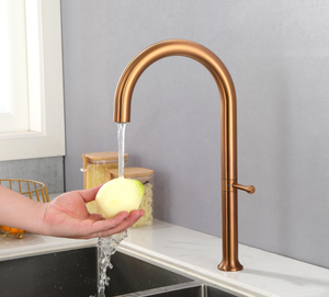 <span class=keywords><strong>2022</strong></span>ขายร้อนรอบ360องศาหมุนตะกั่วฟรีกุหลาบทองสแตนเลสอ่างล้างจานก๊อกน้ำผสมก๊อก - Product Image 1