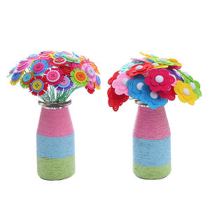 Kit de Manualidades de Costura para Niños, Diseño 2023, Flores de Fieltro DIY, Decoración Duradera para el Año Nuevo Chino - Product Image 2