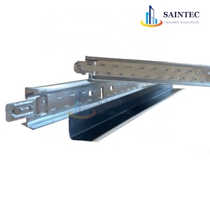 Profilé en T principal en acier galvanisé moderne pour système de suspension de <span class=keywords><strong>plafond</strong></span> <span class=keywords><strong>acoustique</strong></span>, épaisseur 0,18-0,5 mm, garantie 5+ ans - Product Image 1