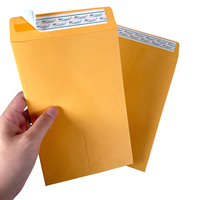 9x12 enveloppes autocollantes en papier kraft pour catalogue de sécurité, emballage de cartes de couleur personnalisées, enveloppe de Manille A4